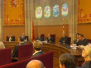 Imagen general de la sala de vistas del TSJ de Cataluña
